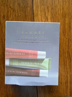 NWT Summer Fridays Holiday Lip Butter Balm Set